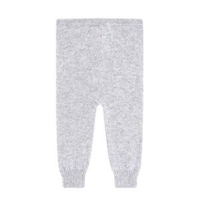 Shop Bonpoint Grey Cashmere Leggings