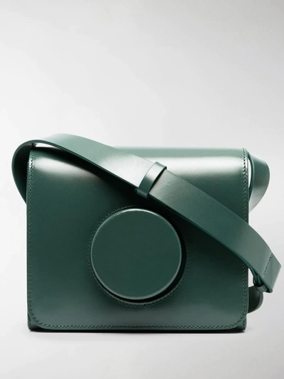 Shop Lemaire Small Camera Bag In Green