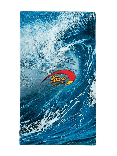 Shop Palace Ride Print Towel In Blue