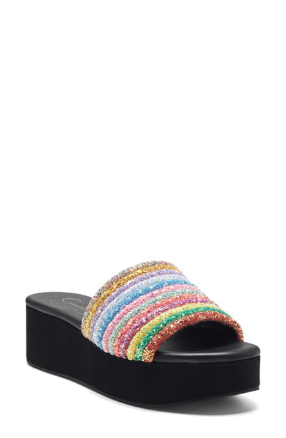 jessica simpson rainbow shoes