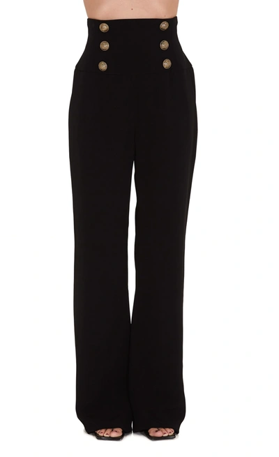 Shop Balmain Pants In Black