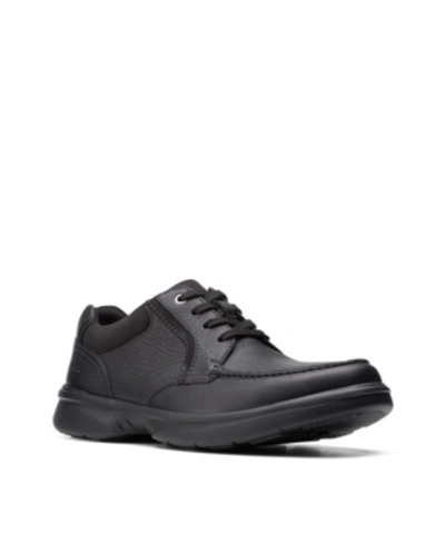 Shop Clarks Men's Bradley Vibe Lace-up Shoes In Black Tumbled
