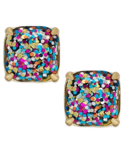 Shop Kate Spade Square Stud Earrings In Multicolor