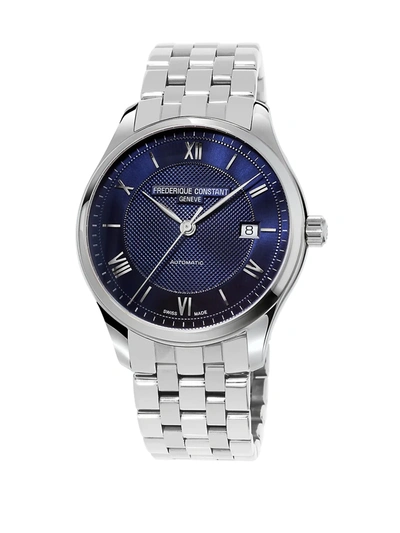 Shop Frederique Constant Men's Classics Index Silvertone Automatic Watch