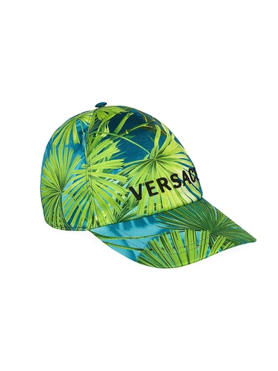 Shop Versace Men's Jungle Print Baseball Cap