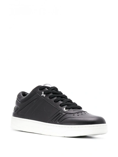 Shop Jimmy Choo Leather Hawaii Trainers