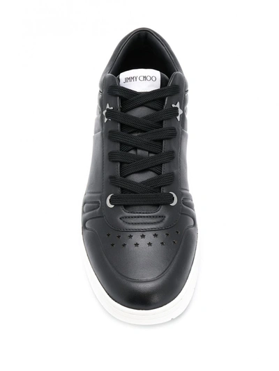 Shop Jimmy Choo Leather Hawaii Trainers