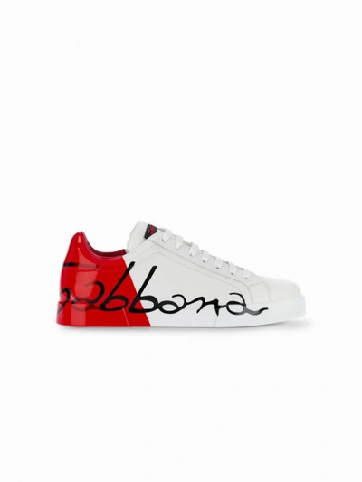 Shop Dolce & Gabbana Logo Patch Sneaker