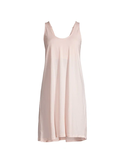 Shop Skin Organic Pima Cotton Chemise In Pearl Pink