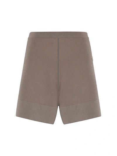 Shop Moncler Cashmere Stretch Boxer Shorts In Dust