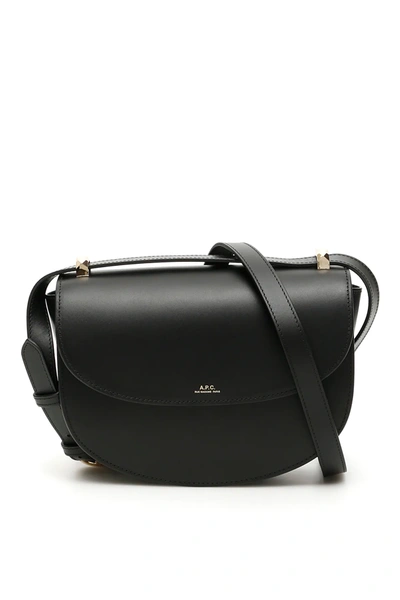 Shop Apc Geneve Crossbody Bag In Black