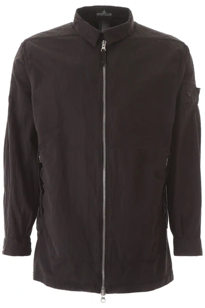Shop Stone Island Shadow Project Compact Jacket In Black