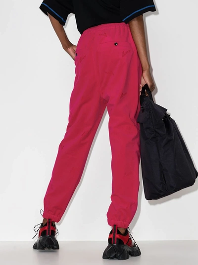 Shop We11 Done Pink Lightweight Drawstring Track Pants