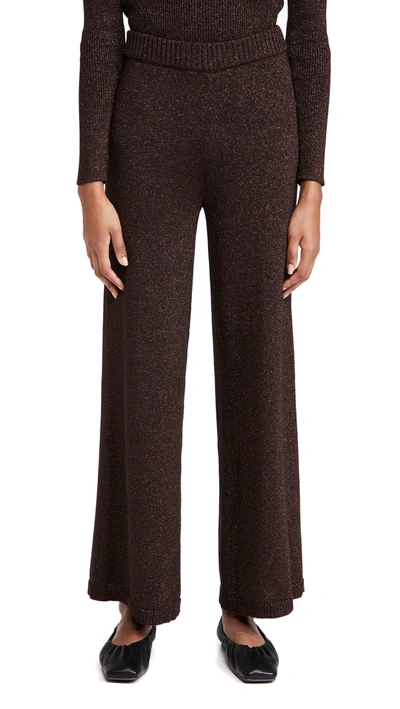 Shop Staud Daisy Pants In Brown