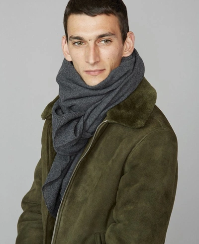 Shop Officine Generale Scarf In Grey