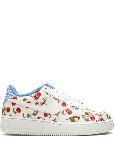 Shop Nike Air Force 1 Low Lv8 "cherry" Sneakers In White