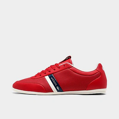 Shop Lacoste Men's Storda Casual Shoes In Red/navy