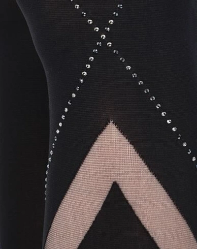 Shop Wolford Avery Tights Woman Socks & Hosiery Black Size L Polyamide, Elastane, Swarovski Crystal