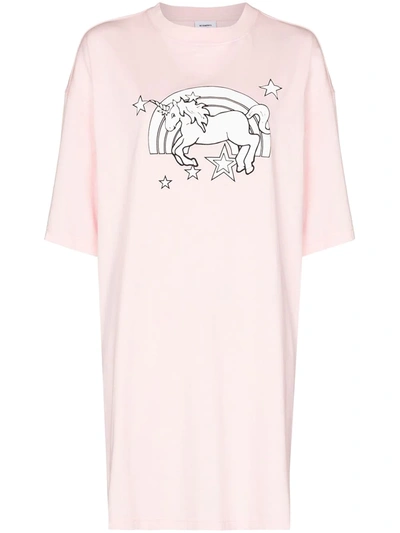 Shop Vetements Unicorn Print Cotton T-shirt In Pink