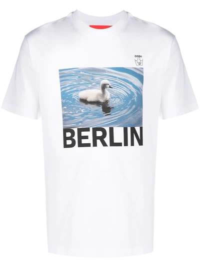 Shop 032c Duck Print T-shirt In White