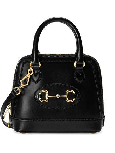 Shop Gucci Horsebit 1955 Tote Bag In Black