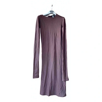 Pre-owned Jean Paul Gaultier Wool Dress In Brown