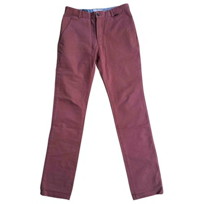 Pre-owned Elevenparis Trousers In Brown