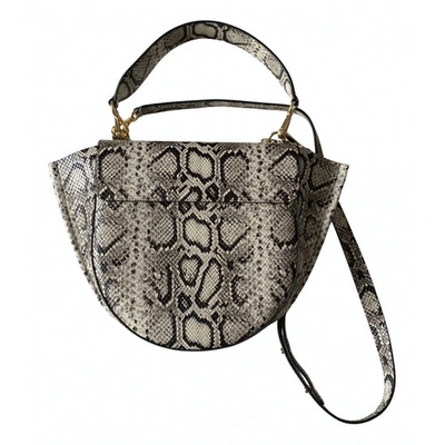 Pre-owned Wandler Hortensia Grey Leather Handbag