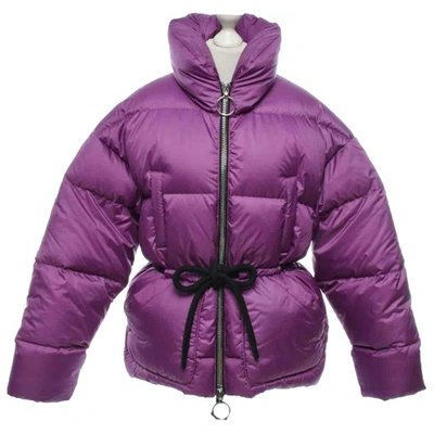 Pre-owned Ienki Ienki Purple Coat