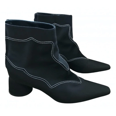 Pre-owned Ellery Black Cloth Ankle Boots