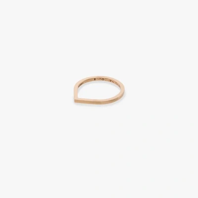 Repossi Antifer 18kt Rose Gold Band Ring In Pink