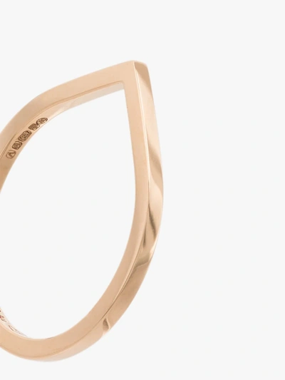 Repossi Antifer 18kt Rose Gold Band Ring In Pink