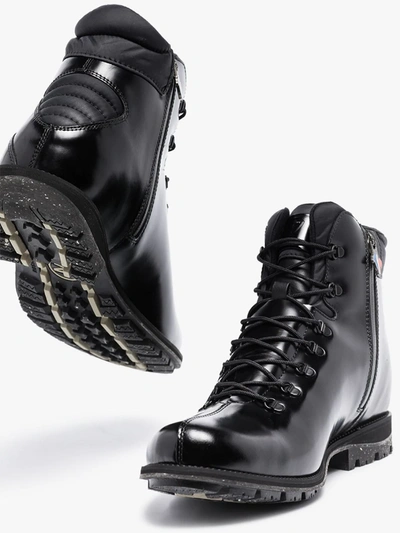Shop Rossignol Black 1907 Chamonix Leather Hiking Boots
