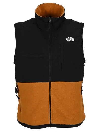 Shop The North Face North Face Denali Vest In Tan Black