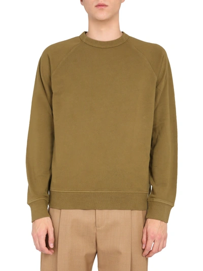 Shop Ymc You Must Create Raglan Sweatshirt In Verde