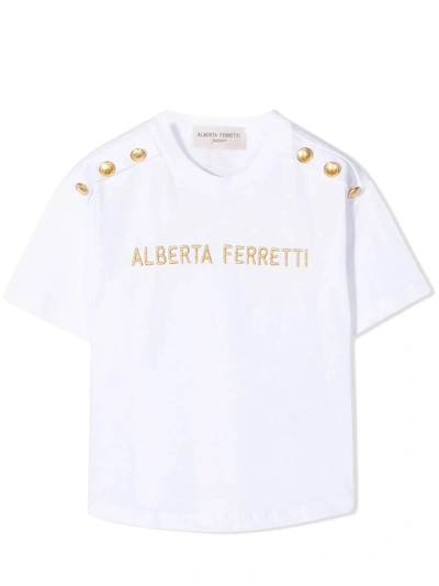 Shop Alberta Ferretti Kids In White