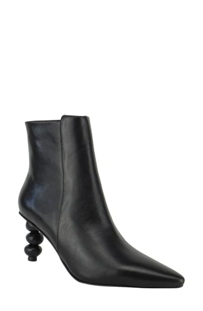 Shop Caverley Olga Bootie In Black Leather