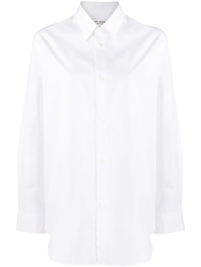 Shop Junya Watanabe Poplin Button-down Shirt In White