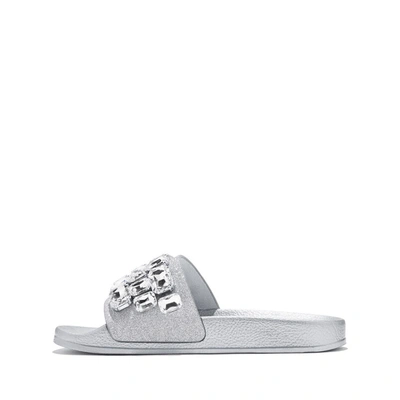 Shop Casadei Pool In Silver