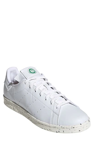 Shop Adidas Originals Stan Smith Sneaker In Ftwr White/ Off White/ Green