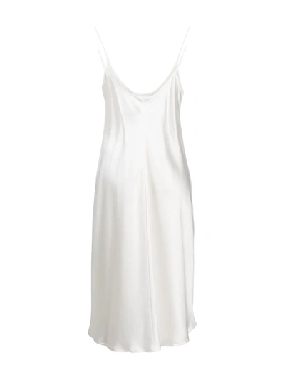 Shop La Perla Spaghetti Strap Dress In White