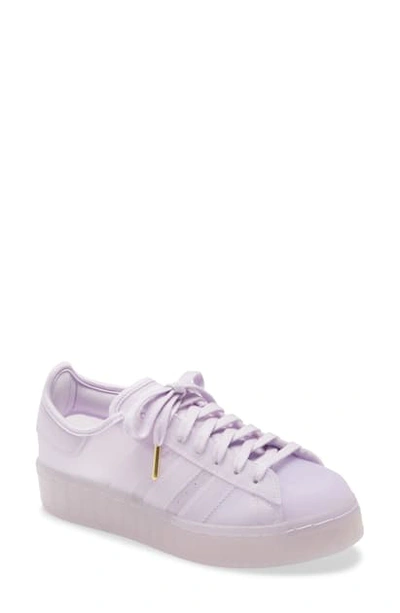 Shop Adidas Originals Superstar Jelly Platform Sneaker In Purple/ Purple/ White