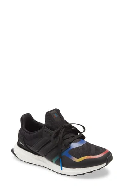 Shop Adidas Originals Ultraboost Dna Running Shoe In Core Black/ Active Red