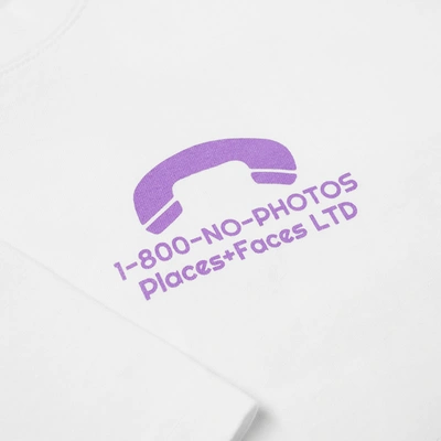 Shop Places+faces 1-800 Printed Tee In White