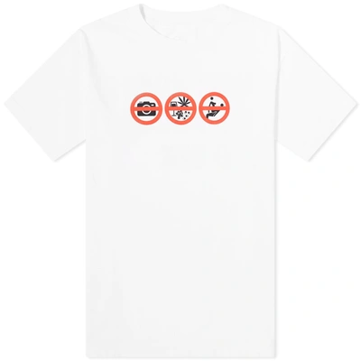 Shop Places+faces No Drugs No Sex Tee In White