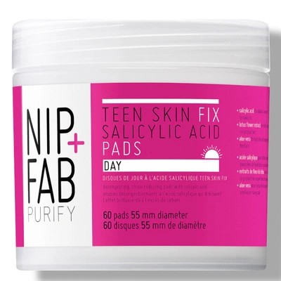 Shop Nip+fab Teen Skin Fix Salicylic Acid Day Pads 60 Pads