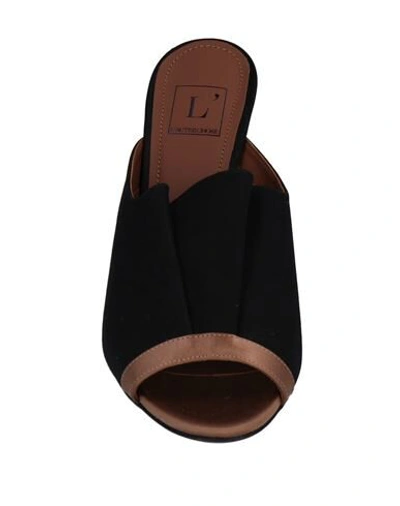 L'autre Chose Sandals In Black
