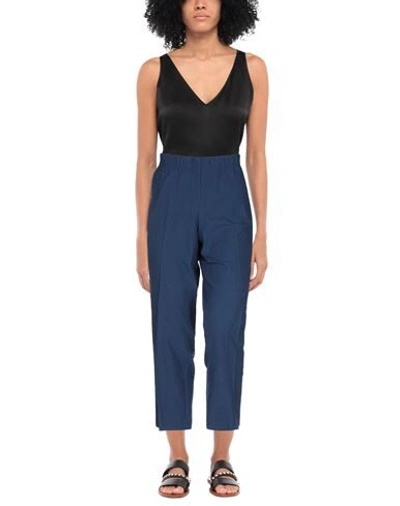 Shop Kiltie Woman Pants Midnight Blue Size 6 Cotton, Elastane
