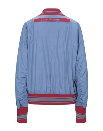Shop Dolce & Gabbana Jackets In Pastel Blue