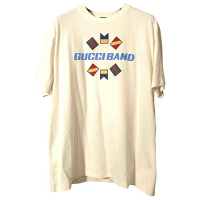Pre-owned Gucci Beige Cotton T-shirts